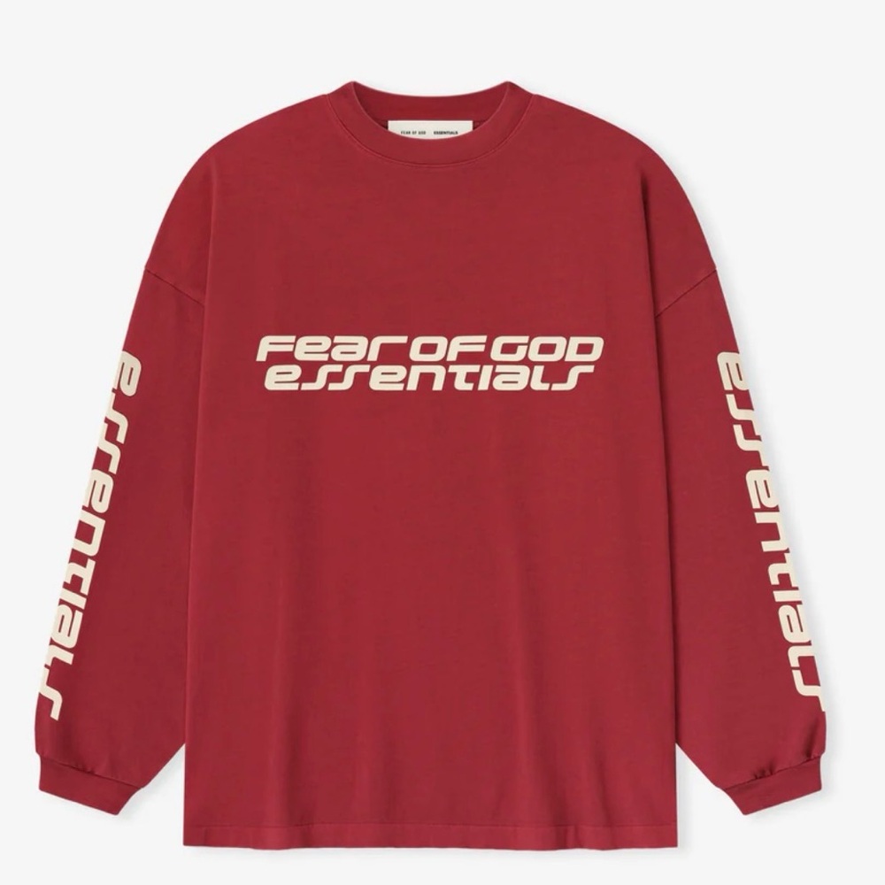 Fear of God Essentials Crimson Long sleeve